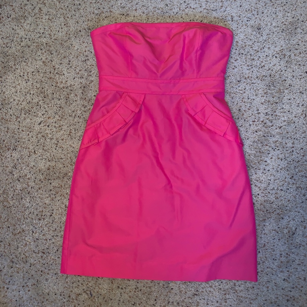 Hot pink J Crew Dress